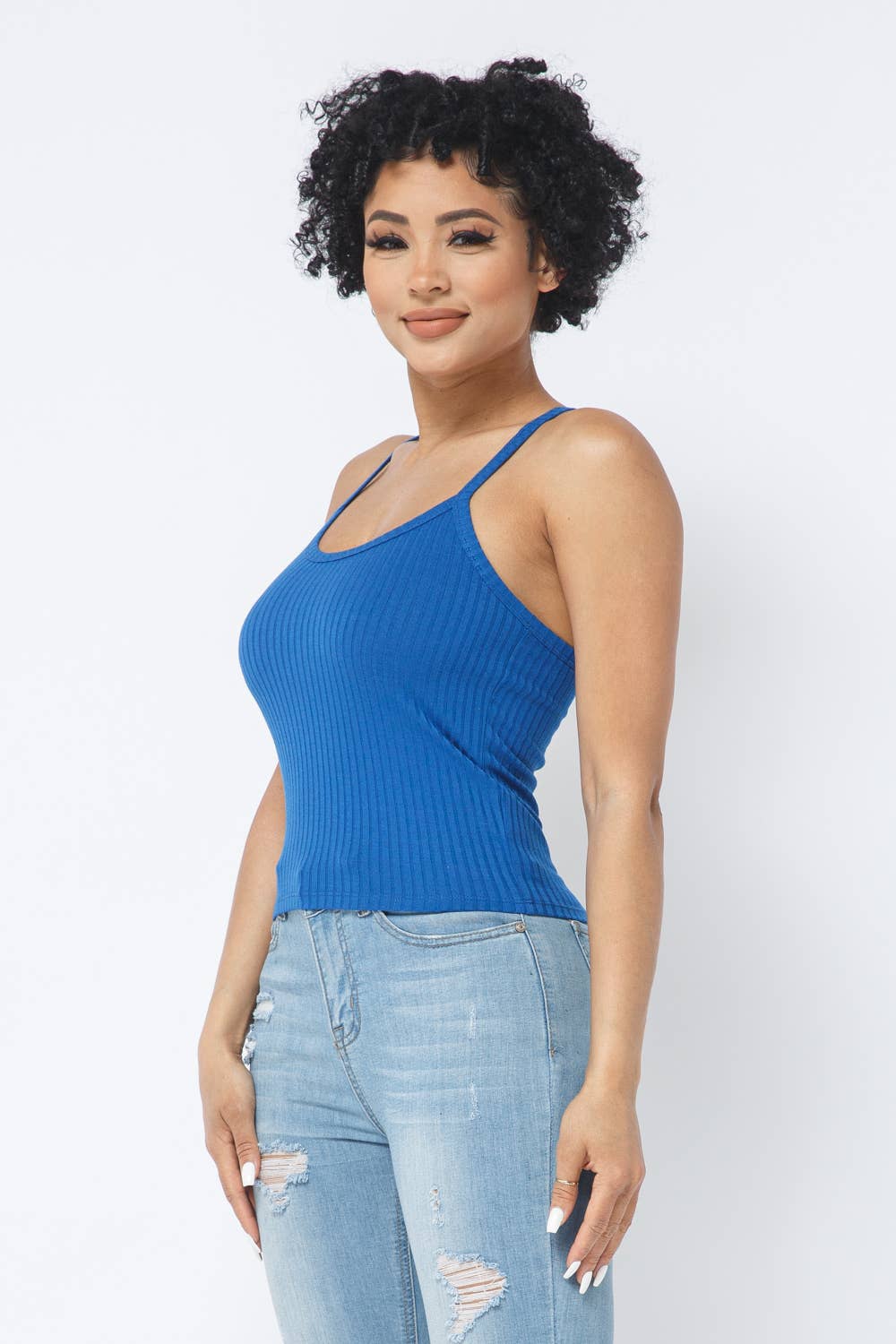 Julia by LoveJ - Wholesale Tank Top - Women's - Rib Racer Back Sleeveless Tank Tops6