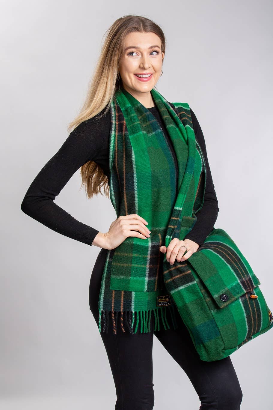 Patrick King Woollen Company - Wholesale Scarf - Women's - Spirit of Ireland  Pocket Scarf2