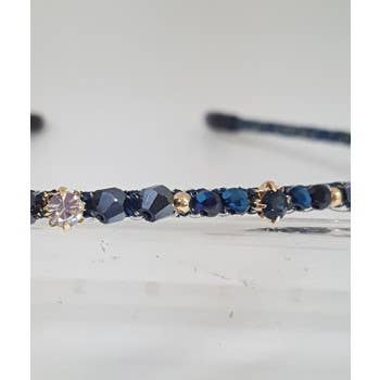 Accessori per Capelli Donna Fascia per capelli con strass austriaci Fresia per la vendita all'ingrosso da parte di Double Accent