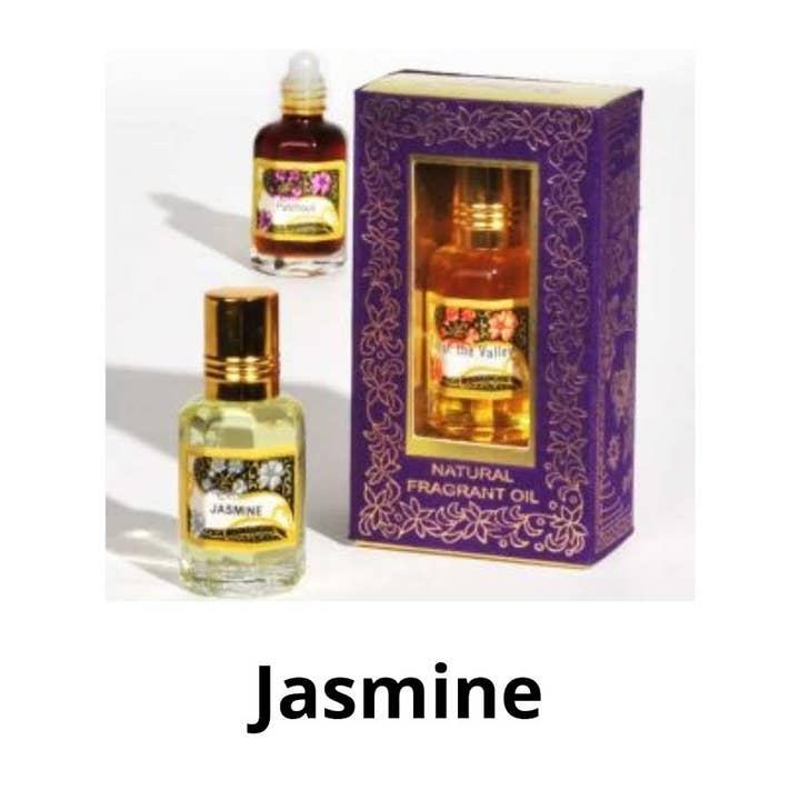 R. Expo/Song of India - Wholesale Roll-On Fragrance - Jasmine - 11cc Roll on Perfume Oil