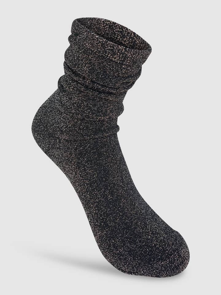 Glitterati Strumpor - Svart Glitter för wholesale av High Heel Jungle