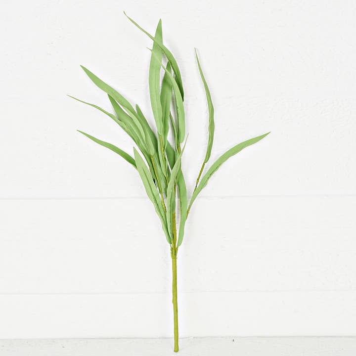 Holiday Depot Inc. - Wholesale Artificial Flowers - 35415- 18in Green Willow Leaves Pick4