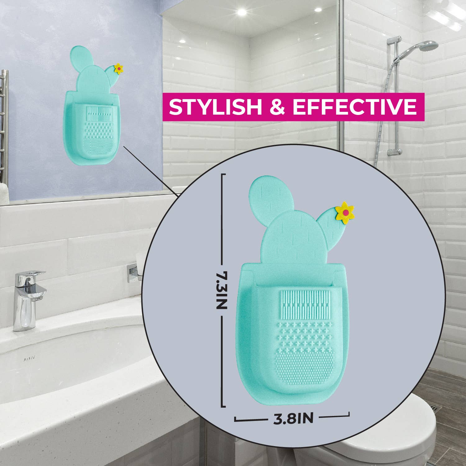 Lindo – wholesale Makeup brush cleaner – Lindo SiliPocket - Brush Pocket and Brush Cleaning Pad9