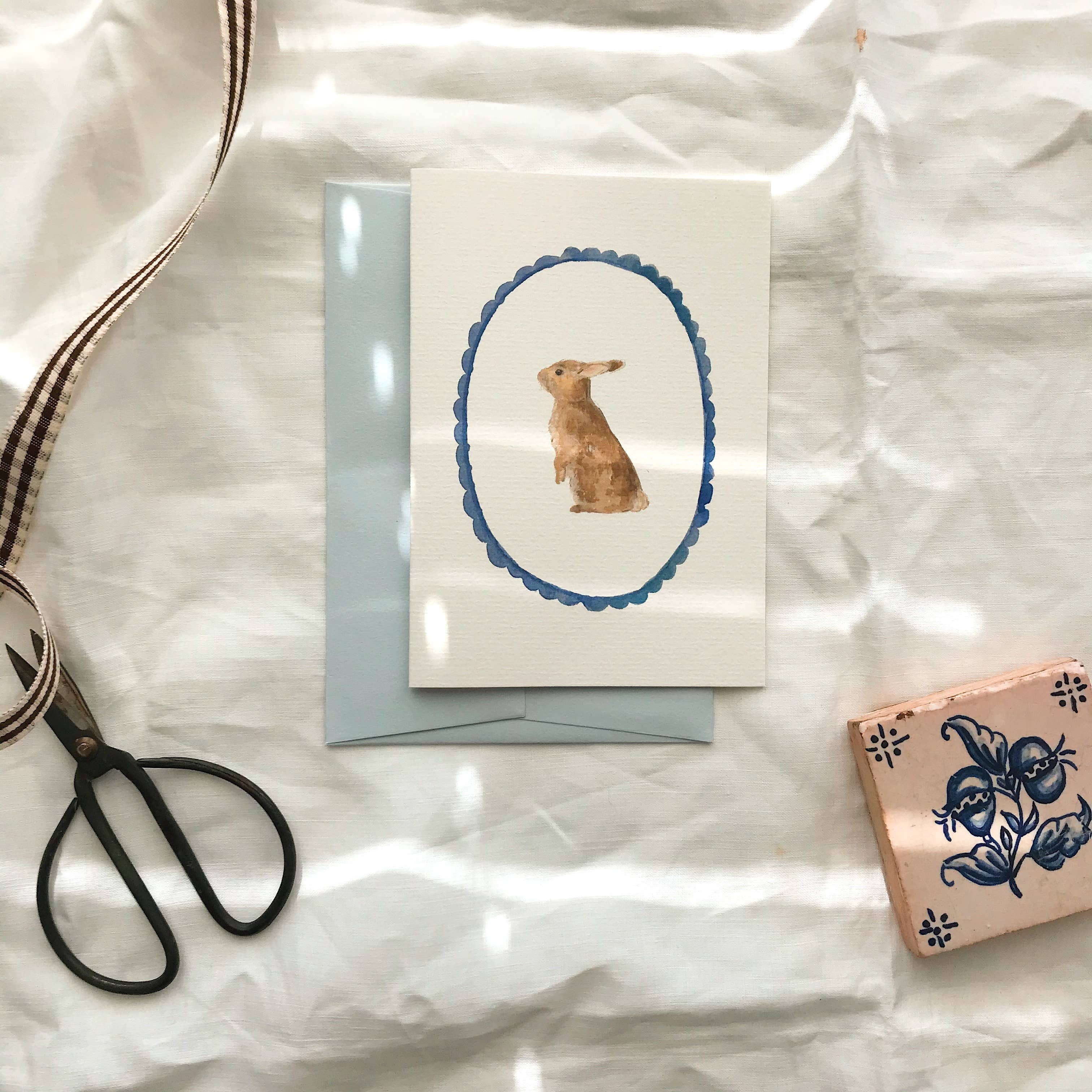 Annie Brougham Paper Goods. - Wholesale Easter Card - Spring Easter Bunny Card1