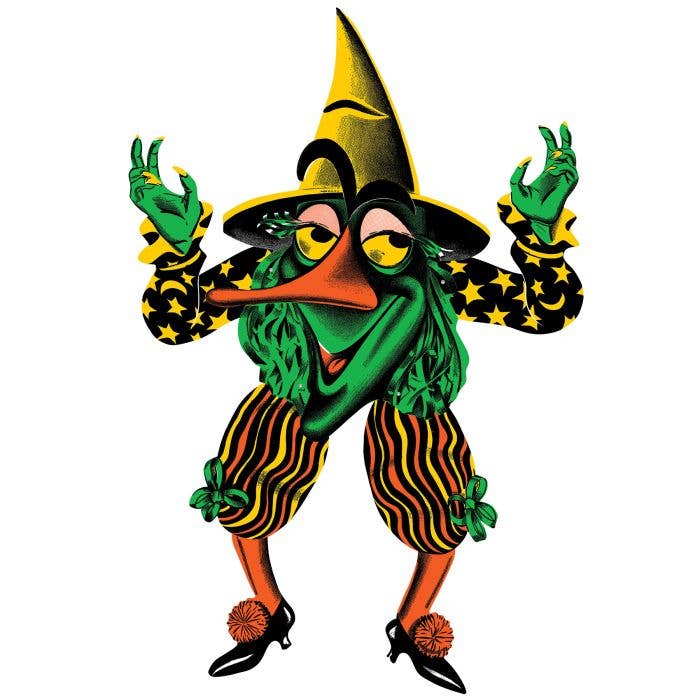 Caufield's Novelty - Wholesale Outdoor Ornament/Decor - Beistle Vintage Halloween - Jointed Witch Goblin