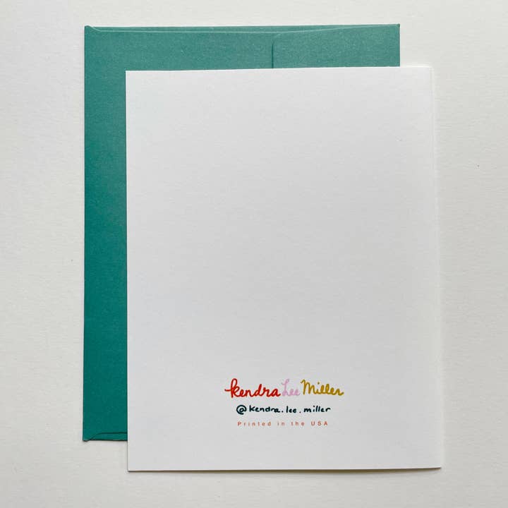Kendra Lee Miller Art - Wholesale Birthday Card - Got You Some Trash Black Crow Birthday Card