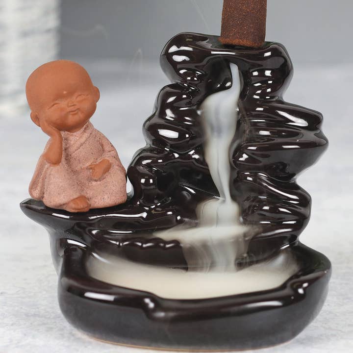 Namaste – Porta-incenso por atacado – Queimador de incenso de retorno de cachoeira