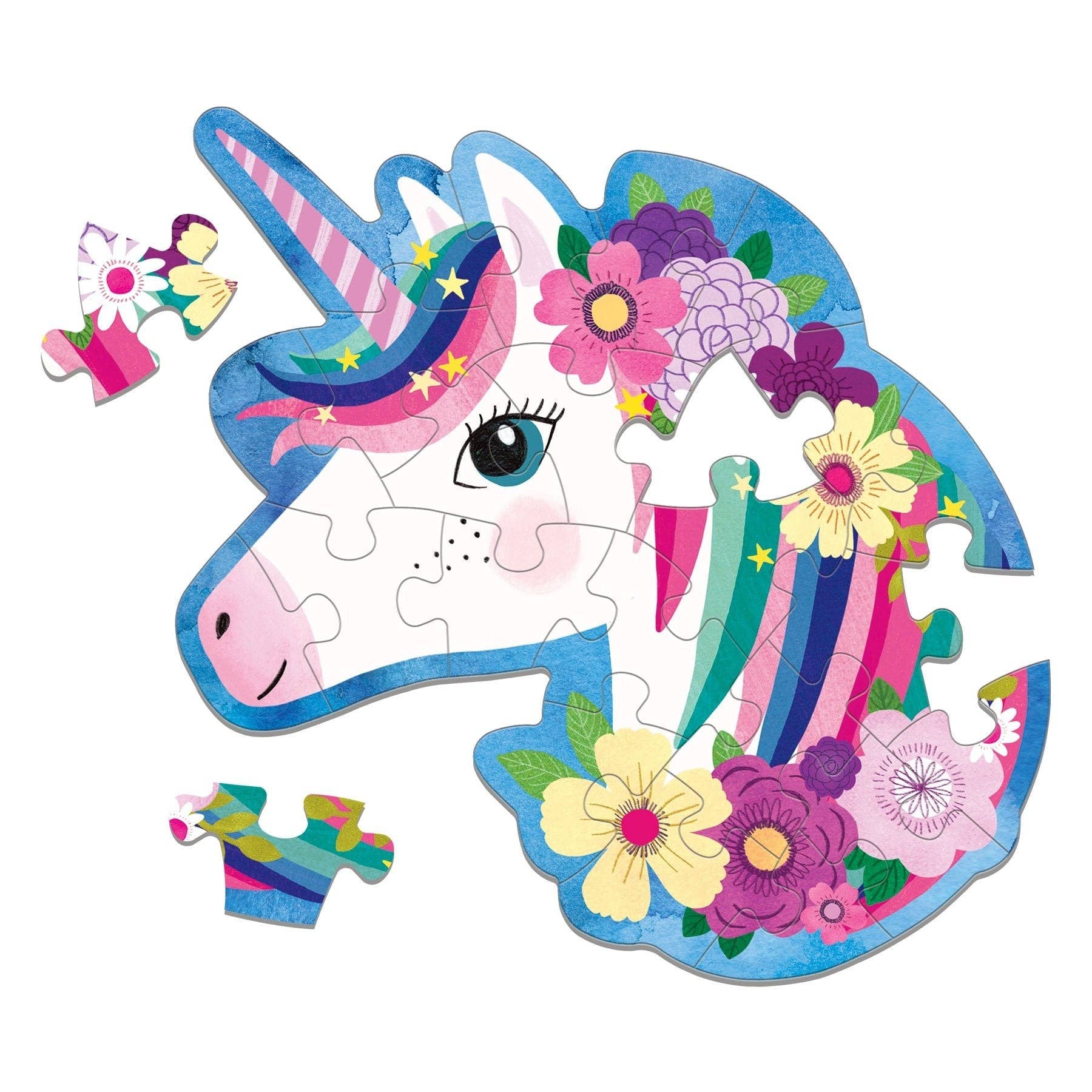 Chronicle Books - Wholesale Puzzle - Kids - Unicorn 24 Piece Shaped Mini Puzzle2