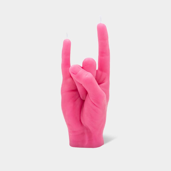 54 Celsius - Wholesale Novelty Candle - CandleHand "You Rock" Candle - Handmade, 8" Tall, Real Skin