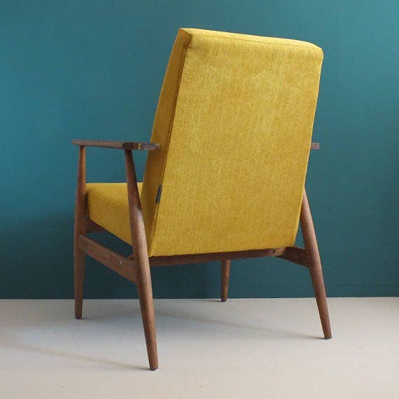 Workshop of Forms - Wholesale Stoel - Vintage fauteuil uit midden eeuw, mosterd, gerestaureerd5