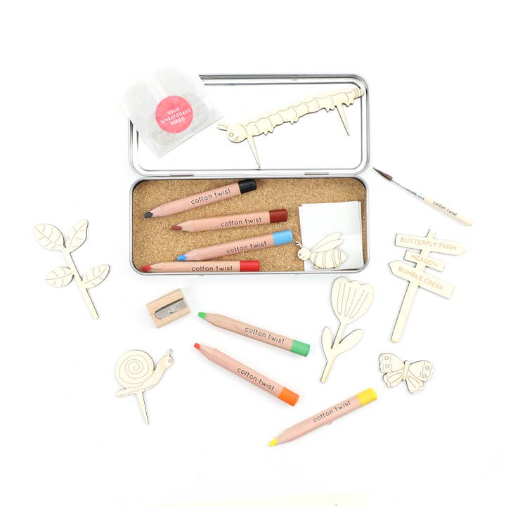 Cotton Twist - Wholesale DIY Craft Kit - Kids - Make Your Own Mini Beasts Garden