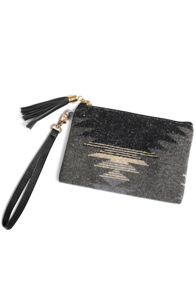 Hana – wholesale Wristlet – Western Print Pouch Bag with Wristlet0