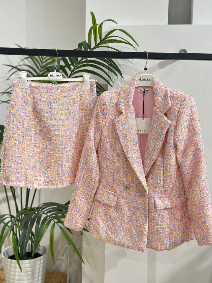 Tweed skirt for wholesale by ADORA