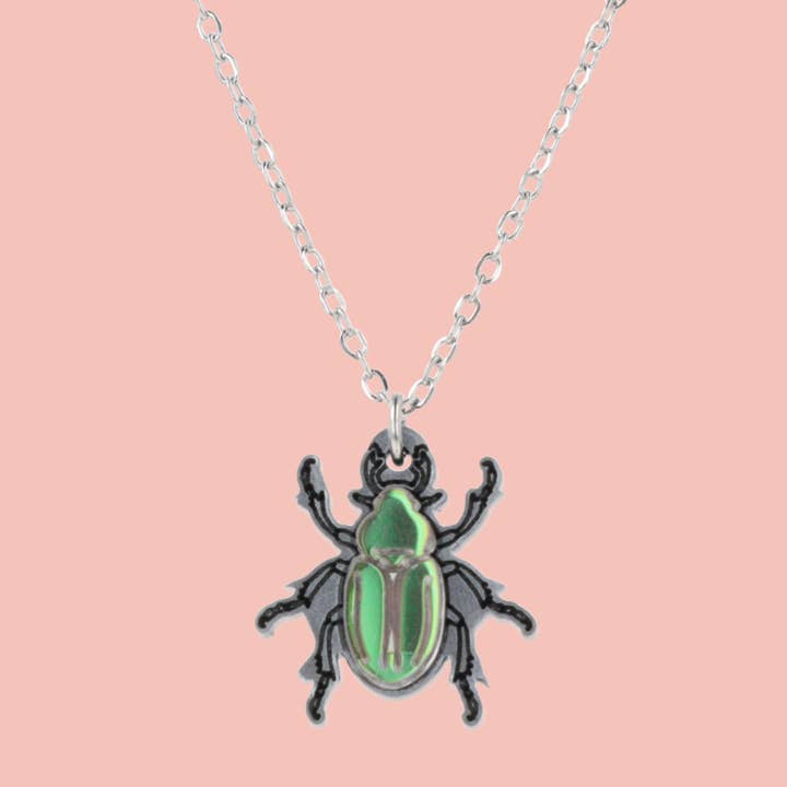 Colar de Verão com Besouro de Jóia por atacado de Sour Cherry