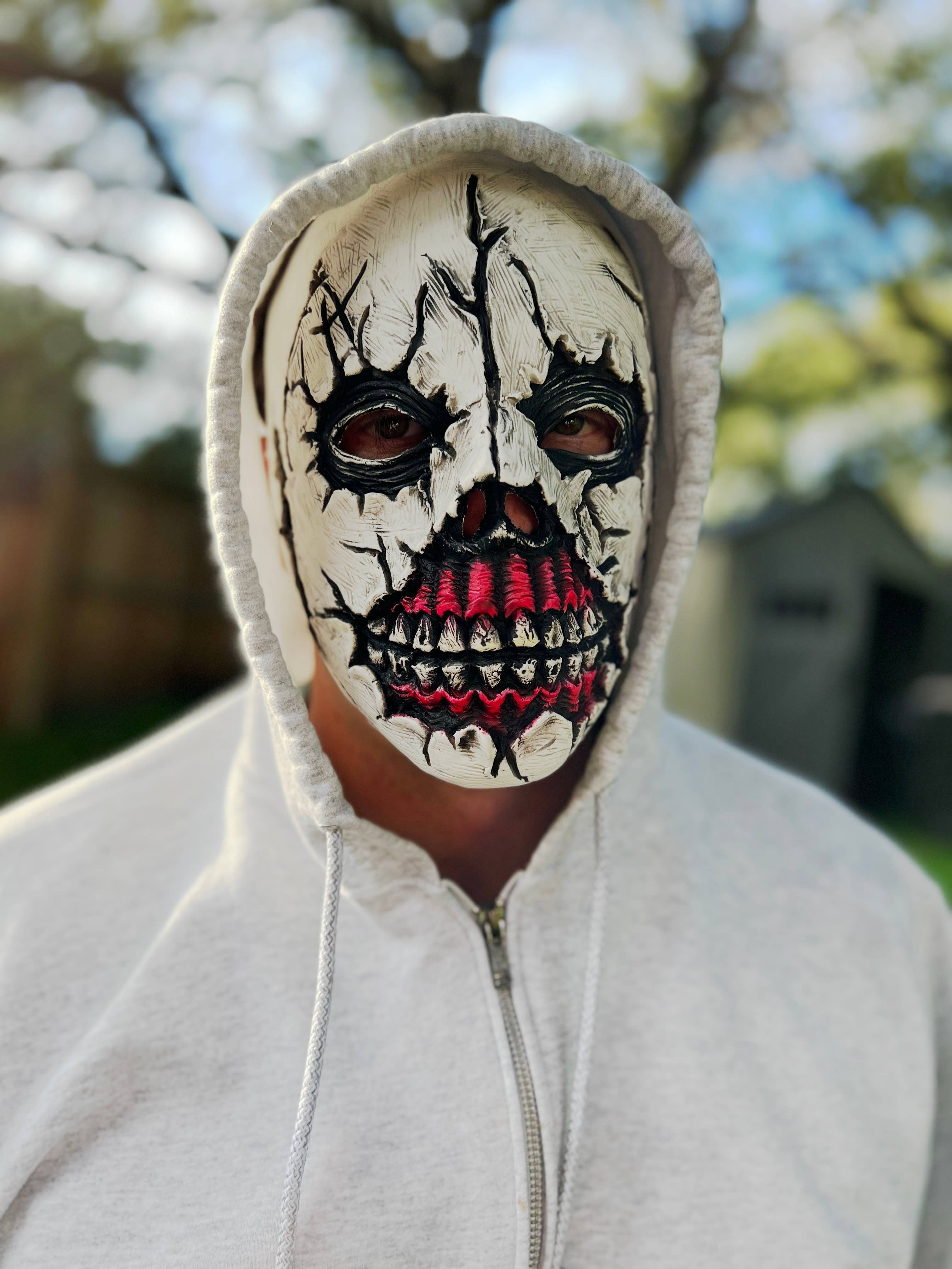 Lelaffet - Wholesale Costume - Unisex - Halloween mask Skeleton Realistic Horror mask Scary Skeleton3