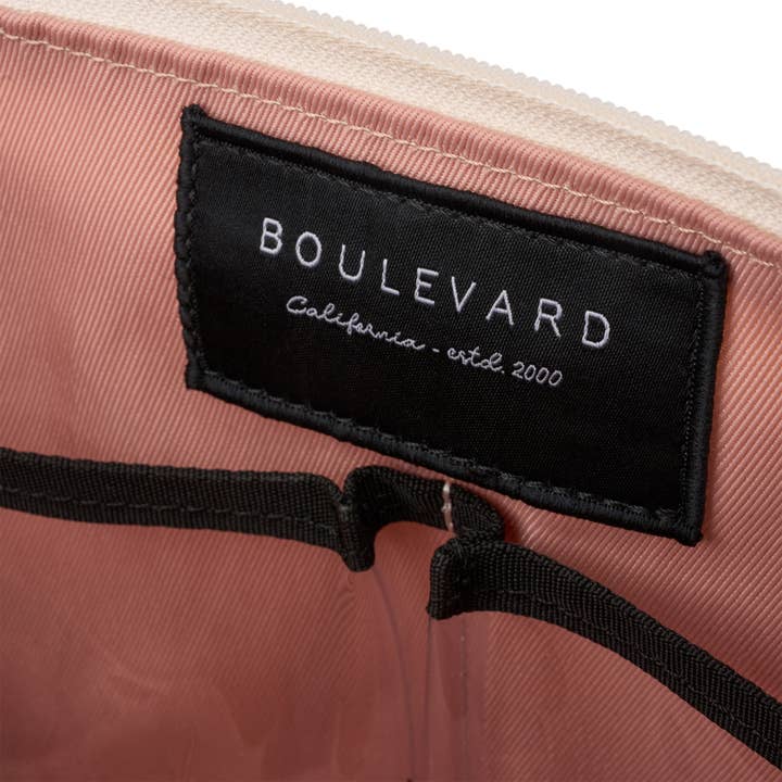 Boulevard - Wholesale Tote Bag - Women's - "Kylie" Yellow Nylon Tote with Leather Accents5