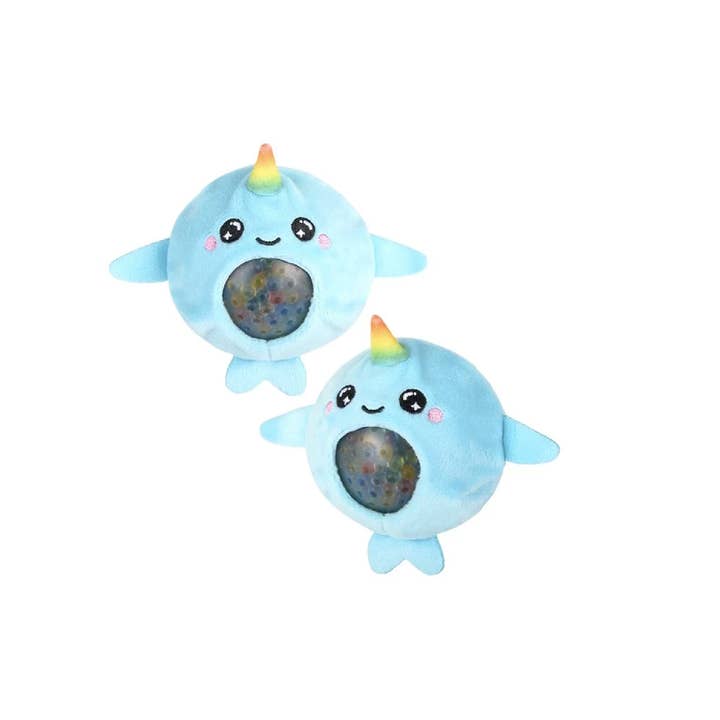 Pagdee Kids Juniors - Vendita all'ingrosso Peluche - Bambini e neonati - Peluche Narvalo Spremibile con Perline per Bambini Decorazione Festiva1