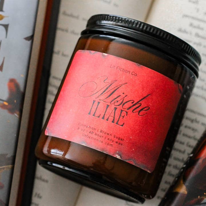 Mische Iliae | Crowns Of Nyaxia | Carissa Broadbent Candles for wholesale by Lit Fiction Co.