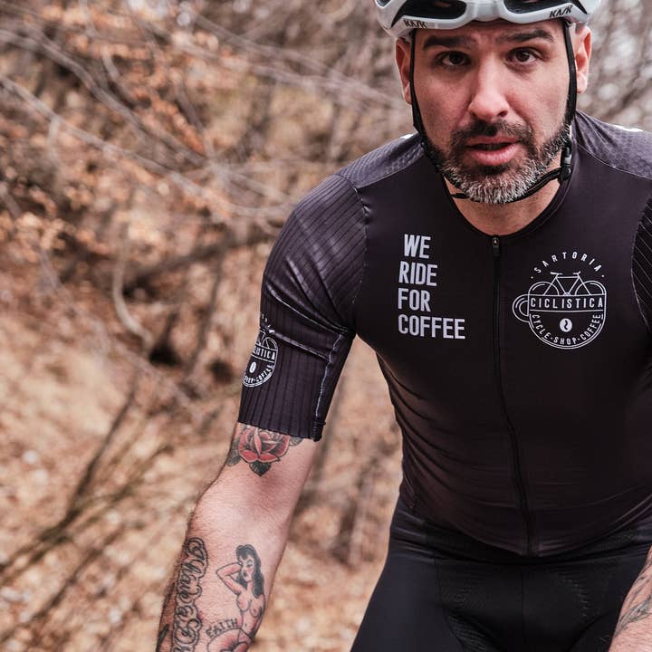 Aero Jersey - Black for wholesale by Sartoria Ciclistica