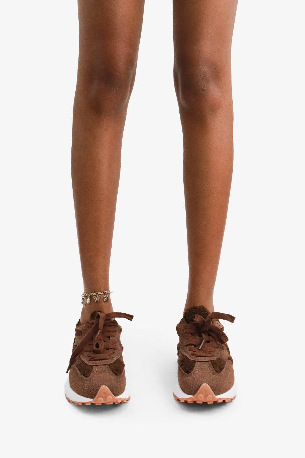 Lemonade Shoes - Wholesale Lifestyle Sneakers - Women's - CALINO - Suede Sneaker w/ Shearling Detail and Chunky Sole2