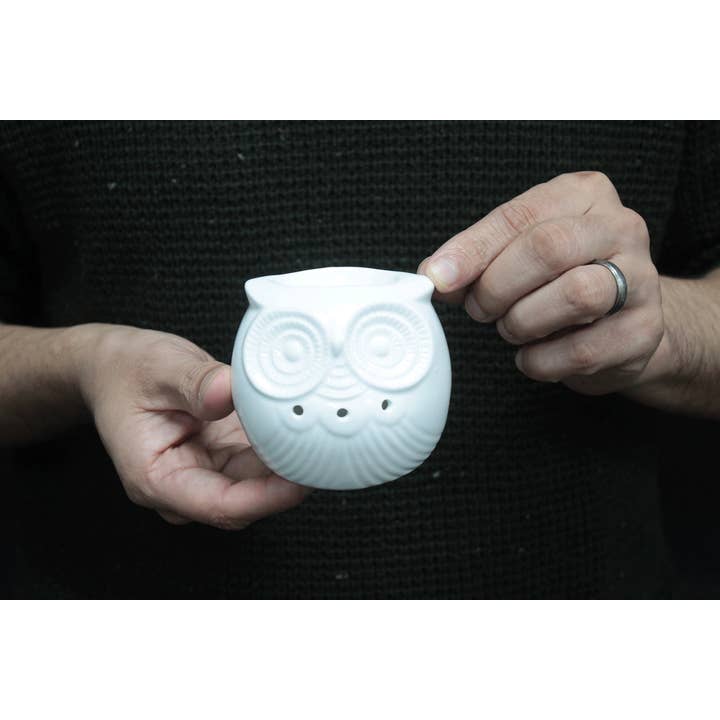 AW Artisan - Wholesale Oil Warmer - Classic oil burner - Short Owl1