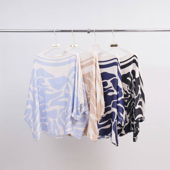 Cecile Wang – Großhandel Tunika – Damen – 8160-VS Tunika mit U-Boot-Ausschnitt4