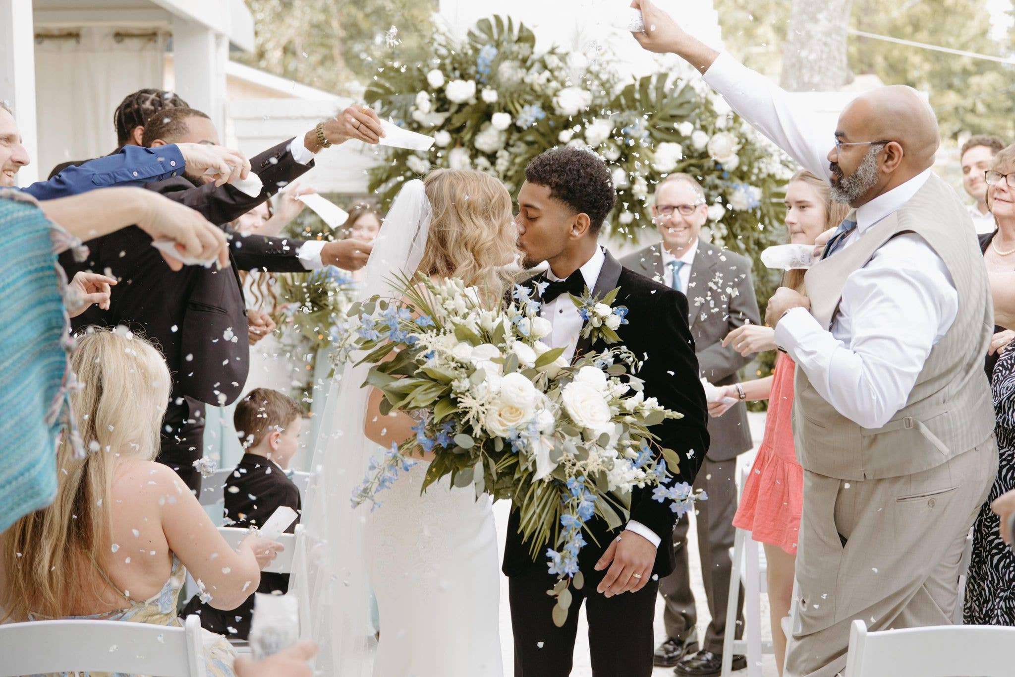 Flyboy Naturals Rose Petals - Wholesale Dried/pressed flowers - Bridal White/Ivory Freeze-Dried Rose Petals 30 Cups USA2