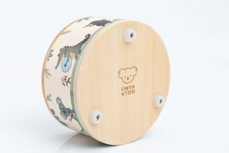 ToysLink - Wholesale Musical Toy - Kids & Baby - Outback Beats (Wooden drum with Australian animals)4
