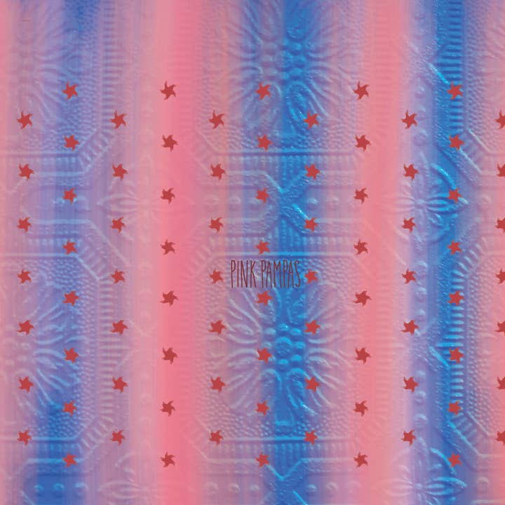 PINK PAMPAS - Venta al por mayor Delantales - DELANTAL DE COCINA CON ESTAMPADO AZUL «POLVO DE ESTRELLAS»