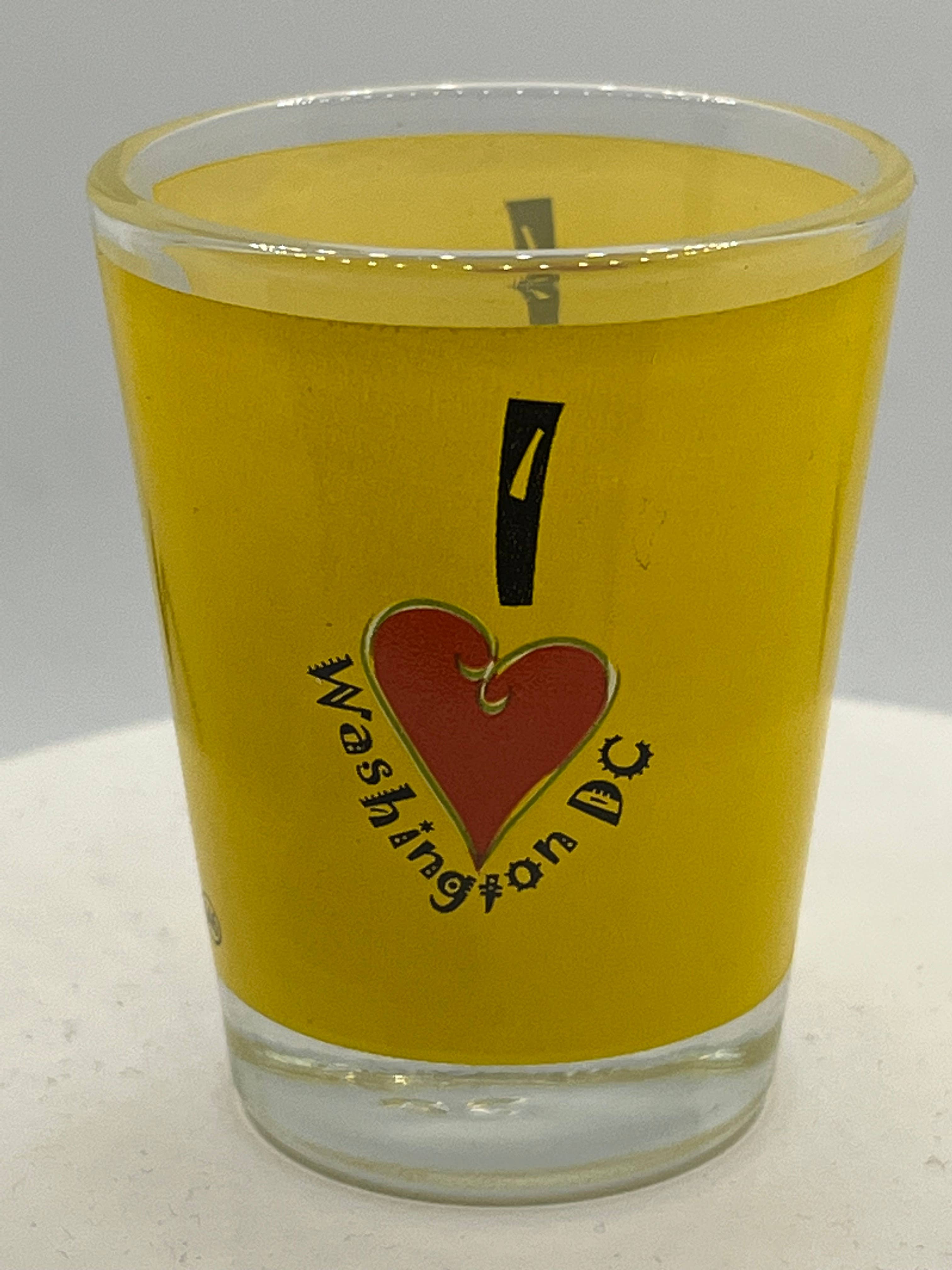 7 Star - Wholesale Shot Glass - I love Washington D.C. Shot Glass 2 oz0