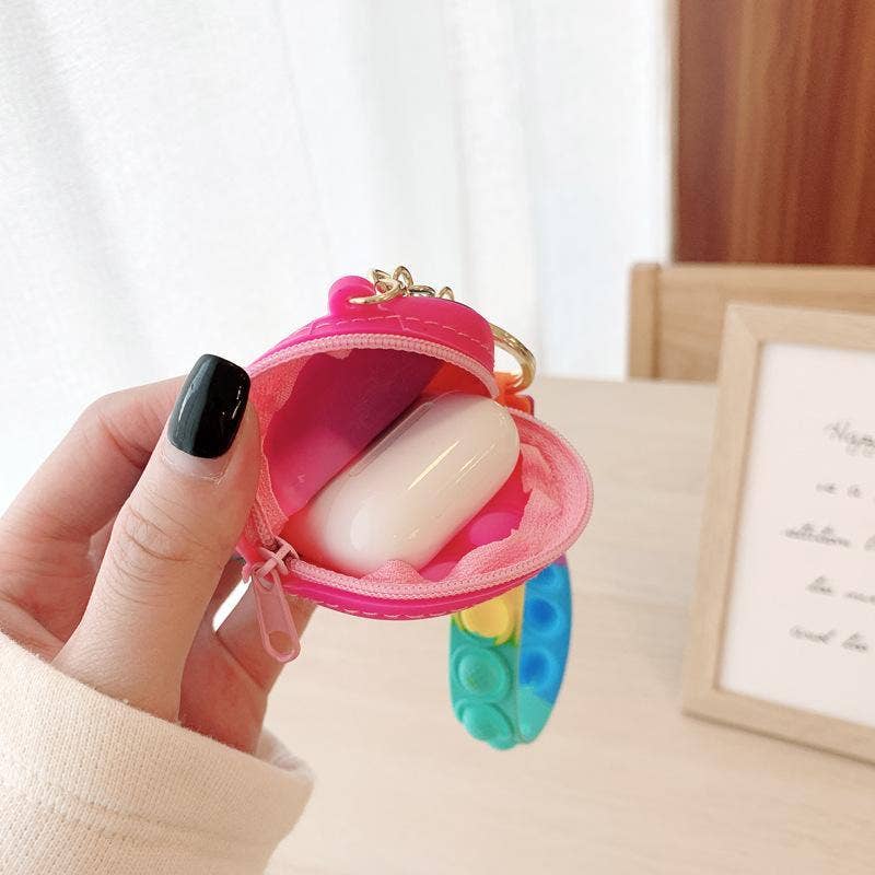 KiddieKickz - Wholesale Keychain - Kids - Small Keychain Coin Purse Spaceman Bear Fingertip Toy45