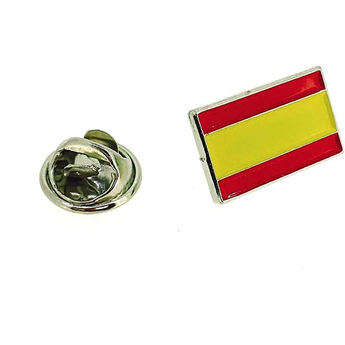 Beclosetoyou - Wholesale Lapel Pin/Button - Spanish Flag Enamel Lapel Pin