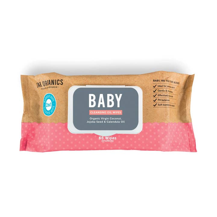 Baby Wischtücher - 2-in 1 Reinigung & Barriere für den Großhandel von JAK ORGANICS