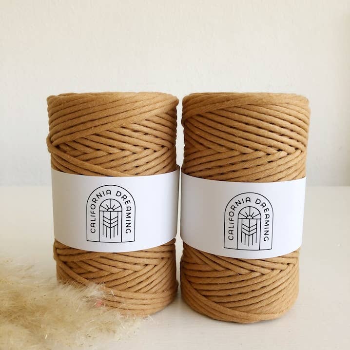 California Dreaming Macrame - Wholesale Yarn - 4mm recycled cotton rope | twisted | 100m3