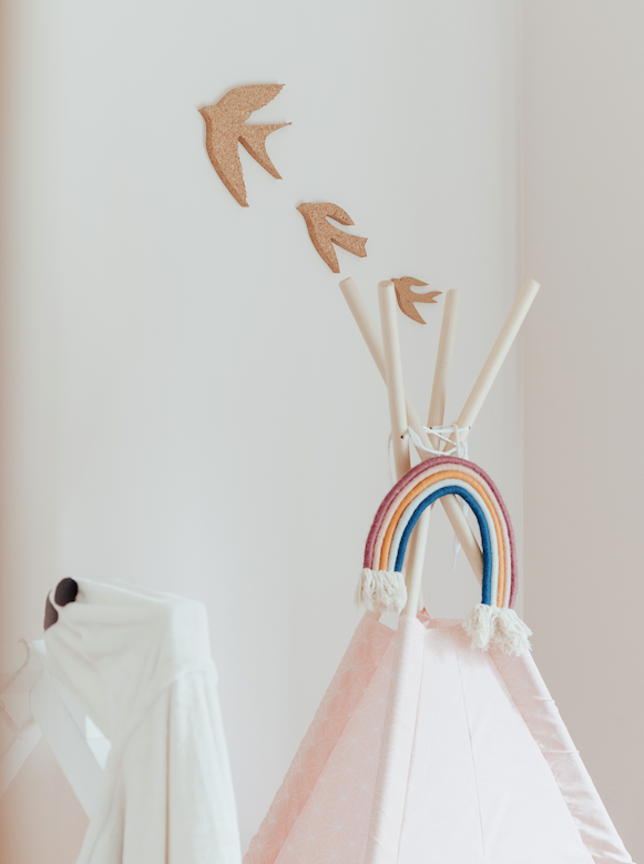 CRU Ecoliving – Engroshandel 3D-vægkunst – Sæt med 3 andorinhas | vægdekoration i naturkork fra CRU1