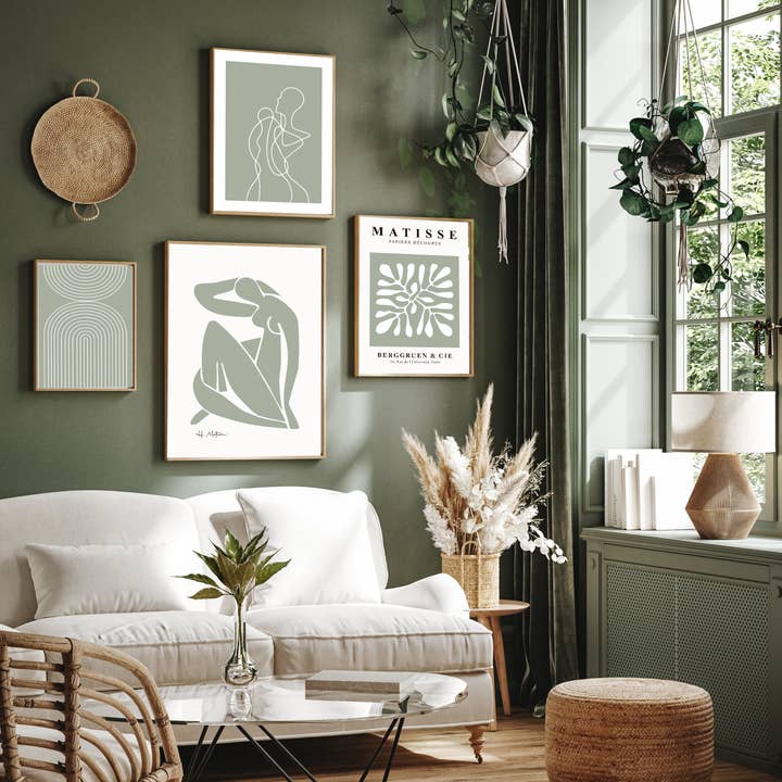 Matisse Pose Gallery Print Set for wholesale by D'LUXE PRINTS