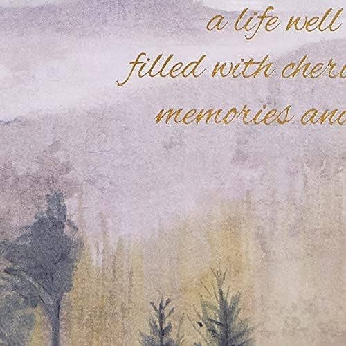 NIQUEA.D - Wholesale Sympathy Card - Trees and Mountains Sympathy Card3