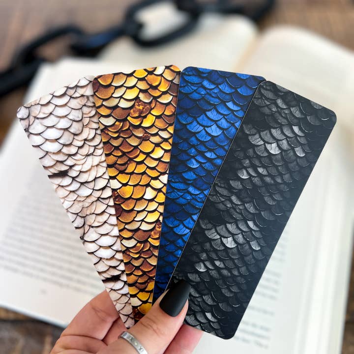 Little Turkey Shoppe - Wholesale Bookmark - Dragon Scale Bookmarks, Set 16