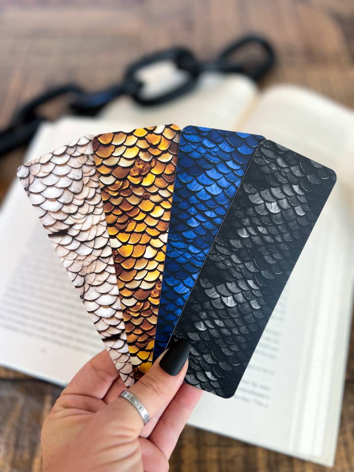 Dragon Scale Bookmarks, Set 1 for wholesale by Little Turkey Shoppe