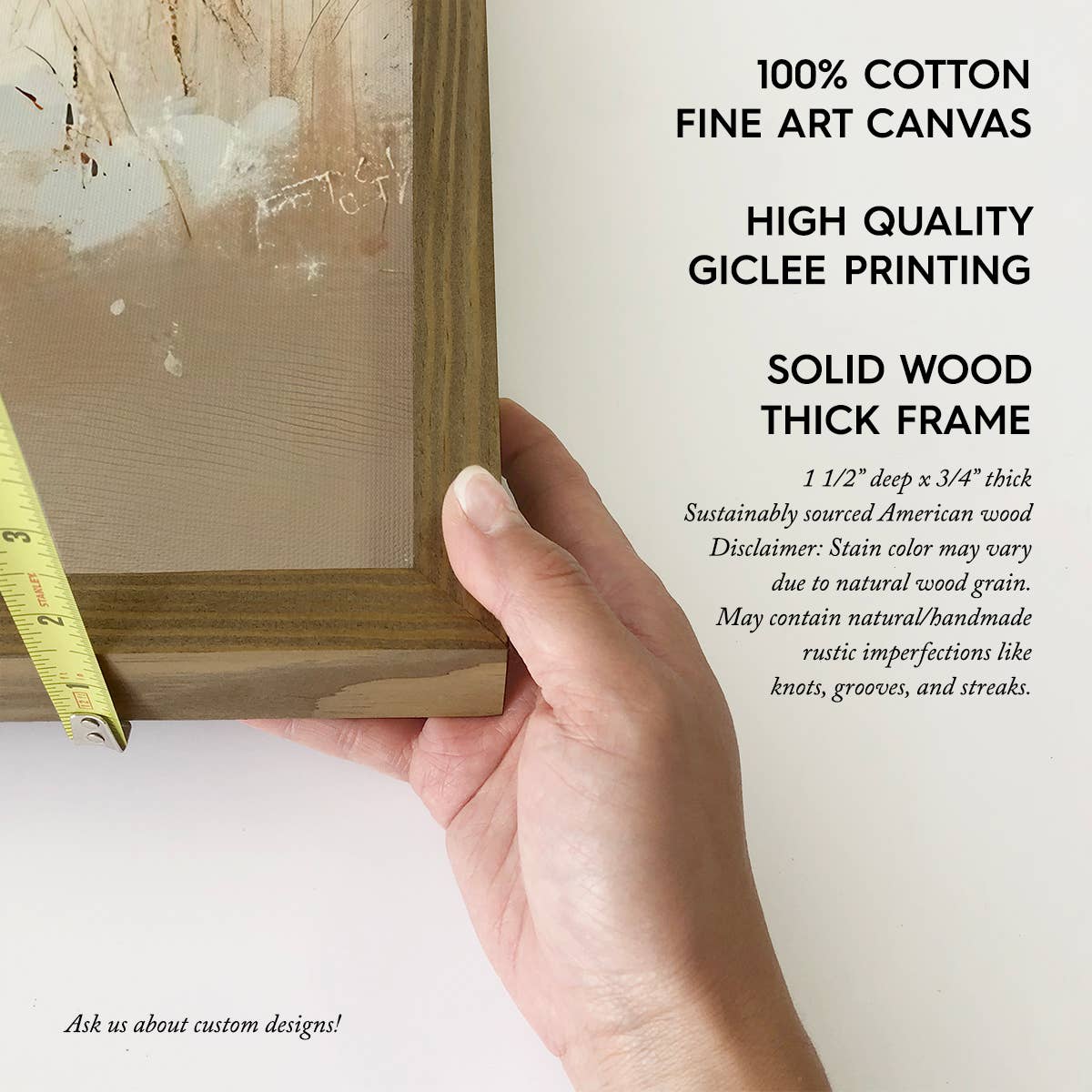 Hangout Home - Wholesale Art Print - Santa Claus Highland Cow - Christmas Animal Canvas Art 1