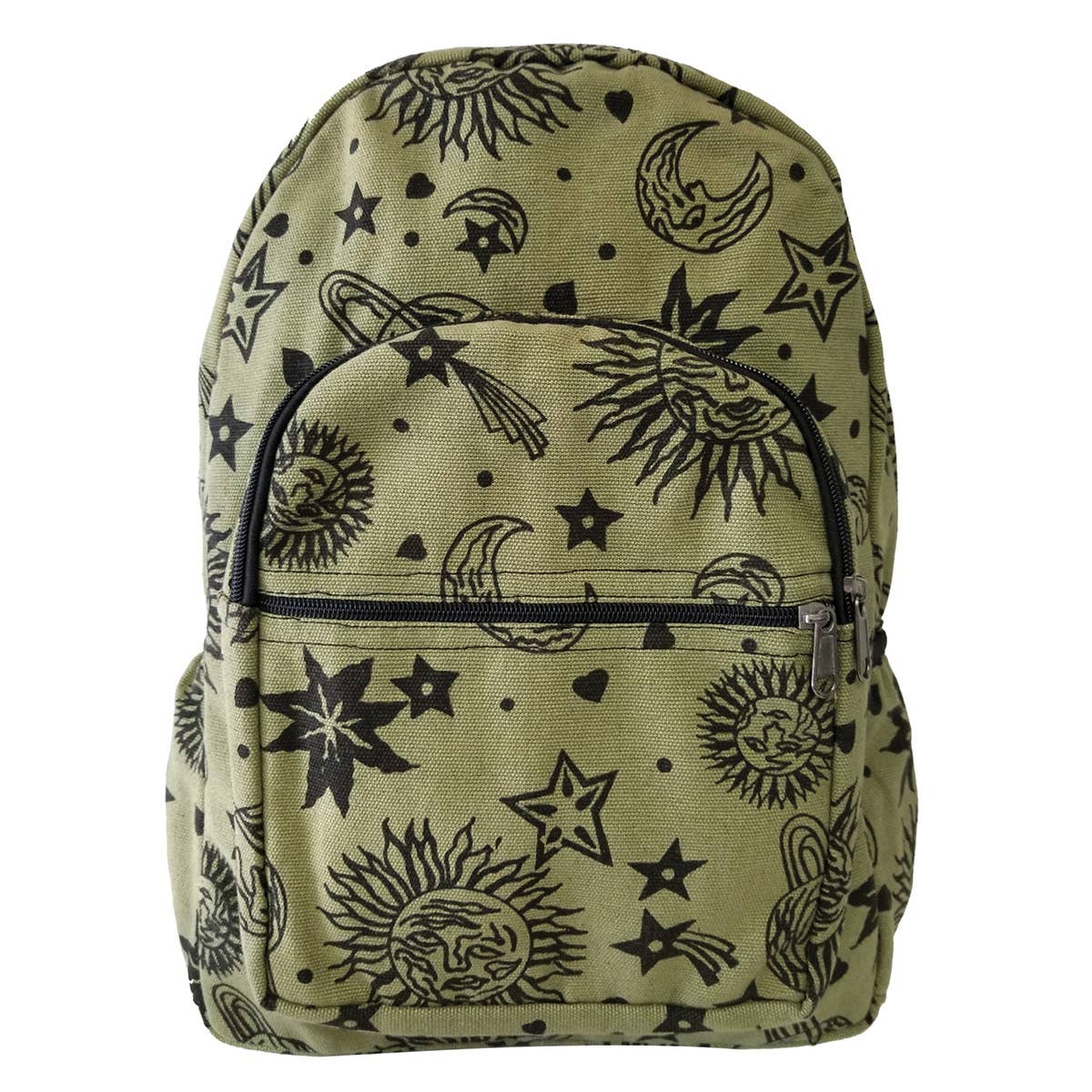 Yak & Yeti – Großhandel Rucksack – Unisex – Sun-Moon-Rucksack mit drei Außentaschen und Reißverschlüssen