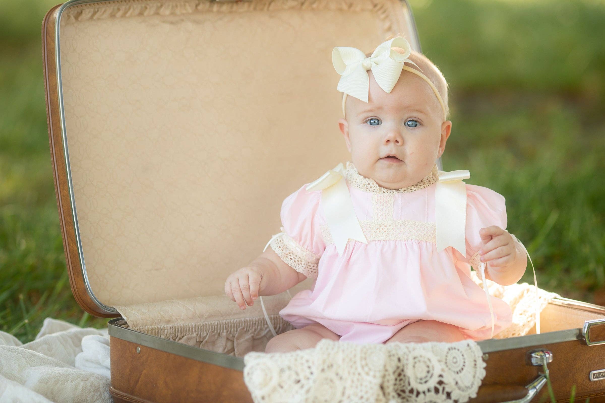 Posh Pickle - Wholesale Bodysuit (Non-Footed) - Baby - Bristol Pink Heirloom Bubble3