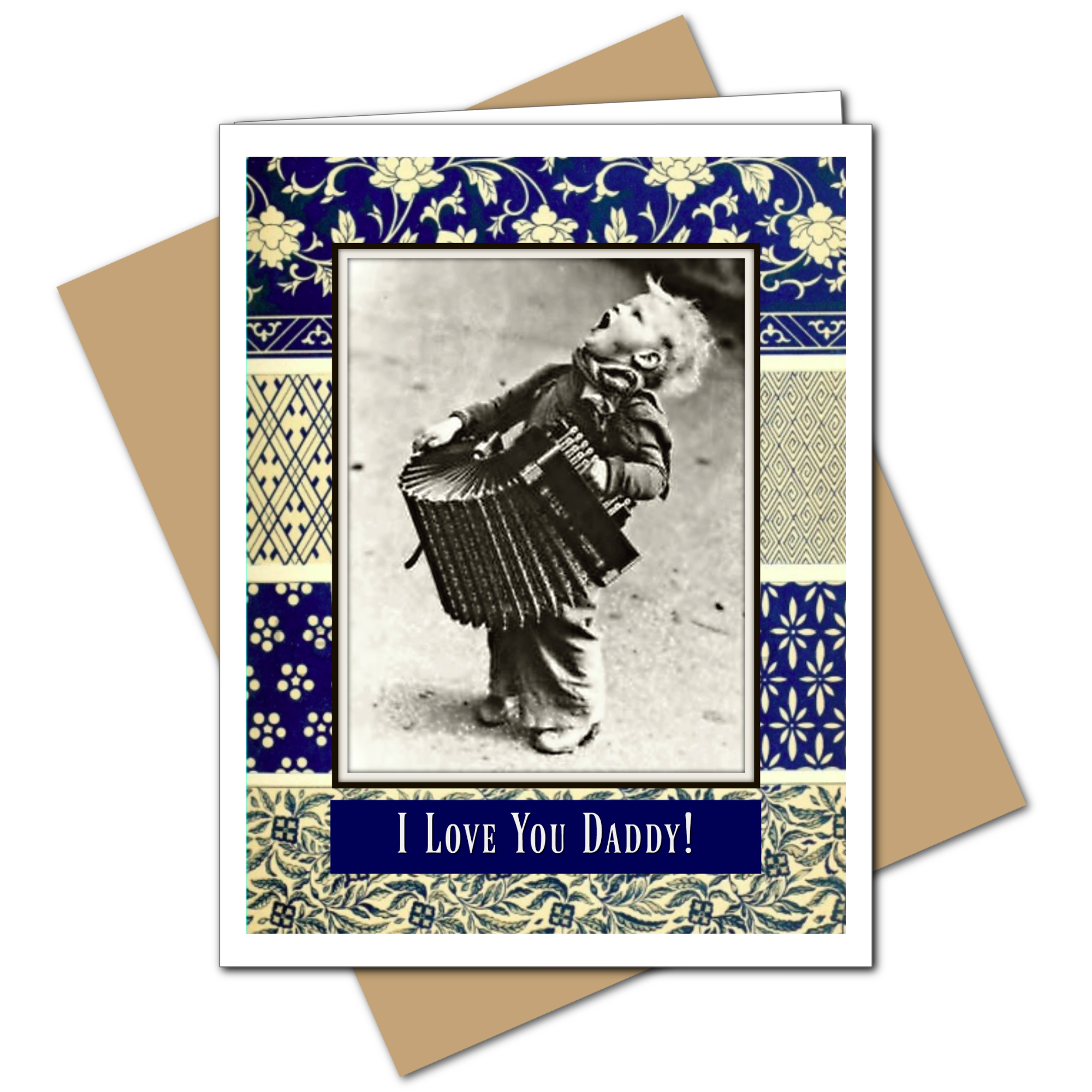 Ümlaut Brooklyn - Wholesale Father's Day Card - I Love You Daddy! Father's Day Card1
