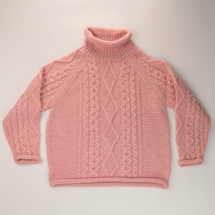 Mars Knitwear - Wholesale Knitted jumper – Women′s - British Wool - Seacole - Rose Mix3