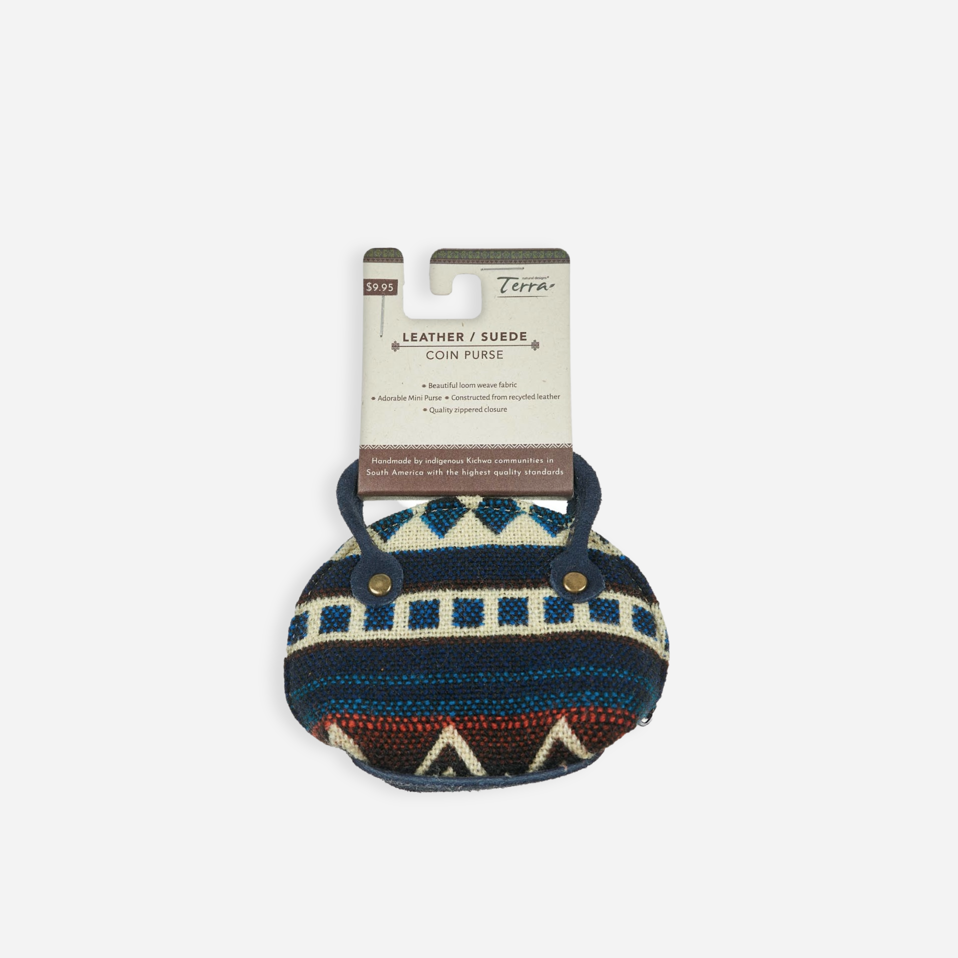 Terra Natural Designs – wholesale Myntväska - Dam – Läder/Mocka Börs - Fall av fyra3