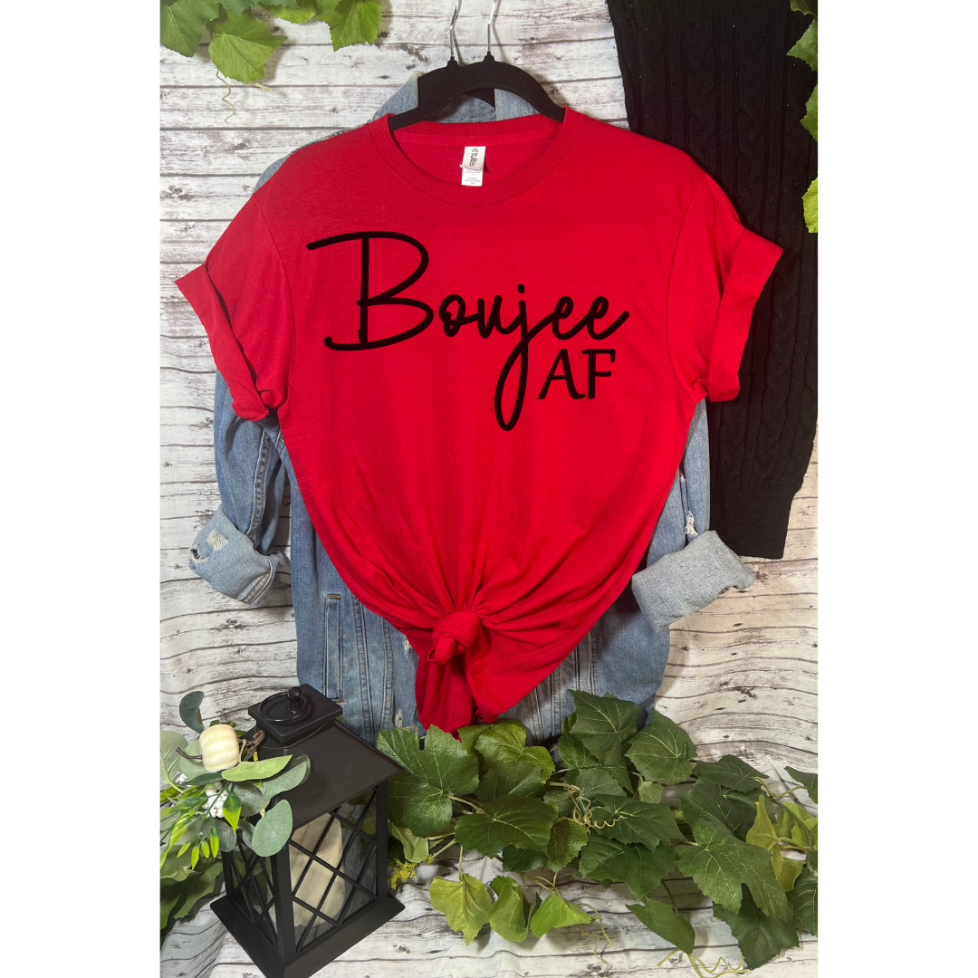 Duck Creations Wholesale - Wholesale Screen Printed T-Shirt - Women's - Boujee Af T-shirt0