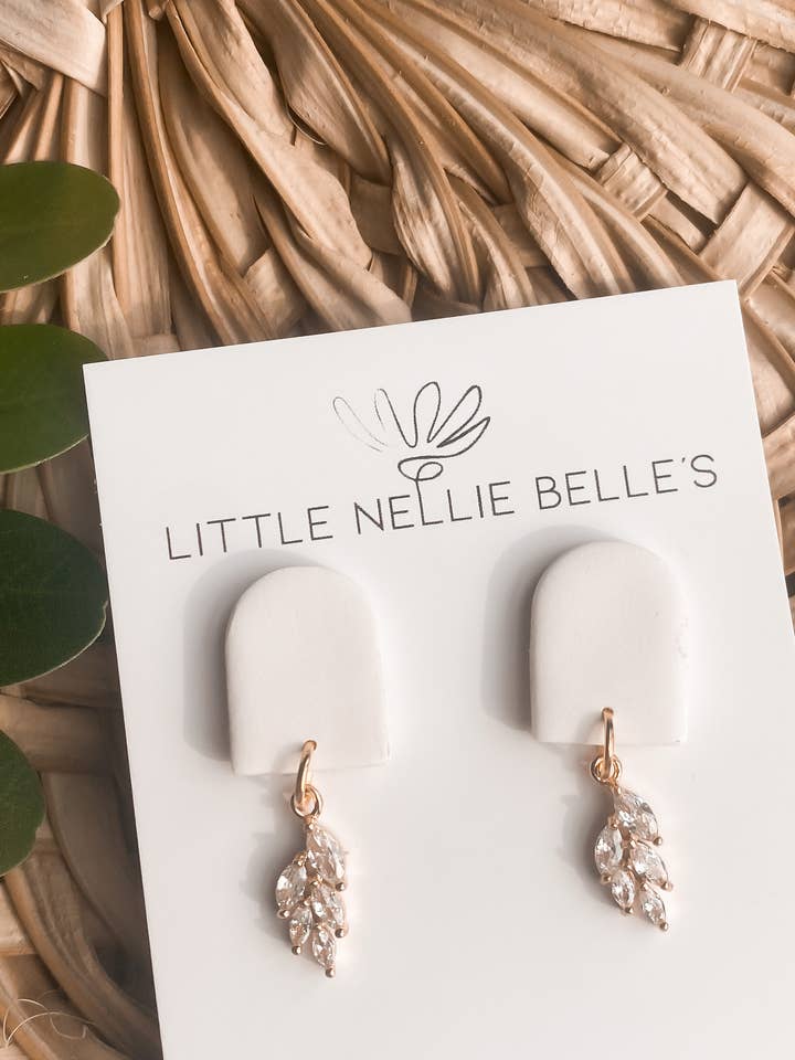 Luxurious Polymer Clay Earrings - The Sterlings for wholesale by Little Nellie Belles