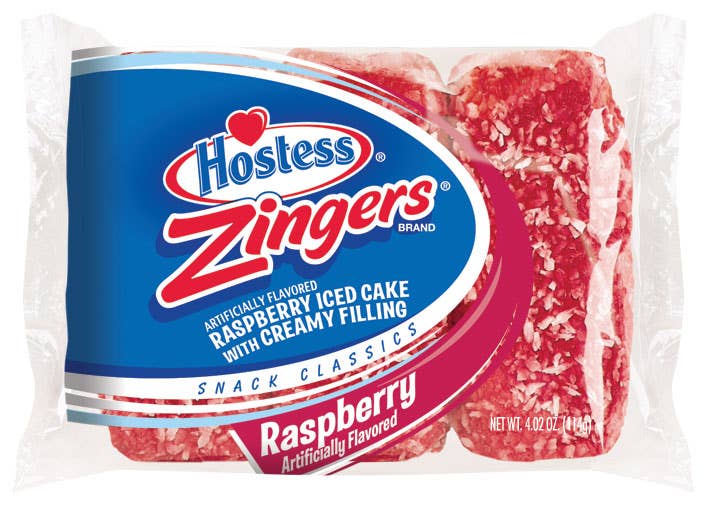 Long Island Candy Factory - Wholesale Cupcake - Hostess Raspberry Zinger 3 Pack 3.8 Oz, 6 Ct SINGLE SERVE1