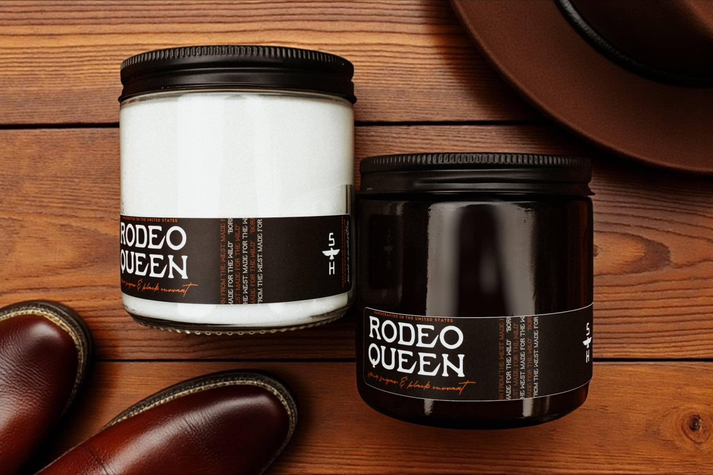 Seventh House Candle - Wholesale Jar/Filled Candle - RODEO QUEEN - Black Currant & Spun Sugar Candle3