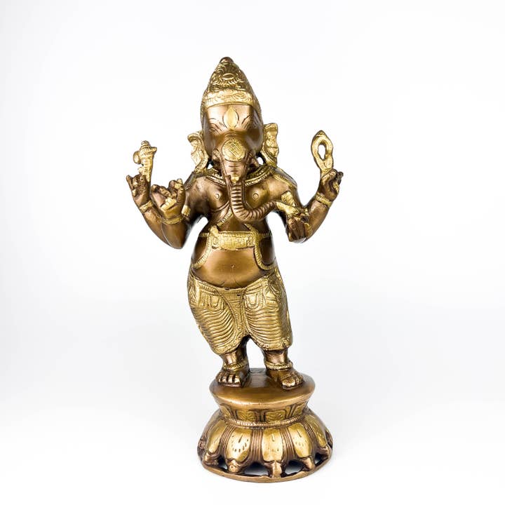 GREENROOTS USA LLC - Wholesale Sculpture - Ganesh 11"H4